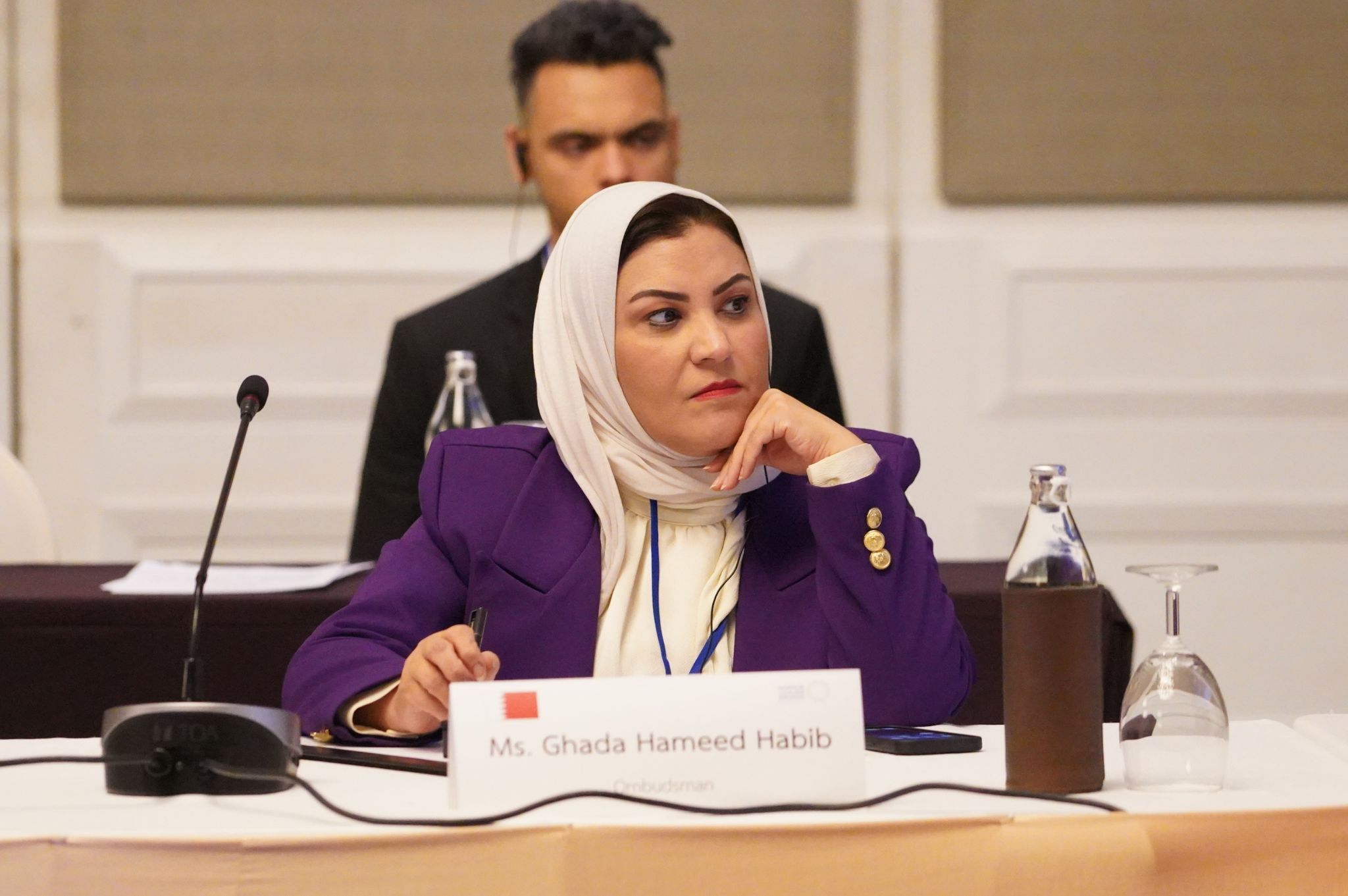 Ombudswoman of the Kingdom of Bahrain, Ghada Hameed Habib.